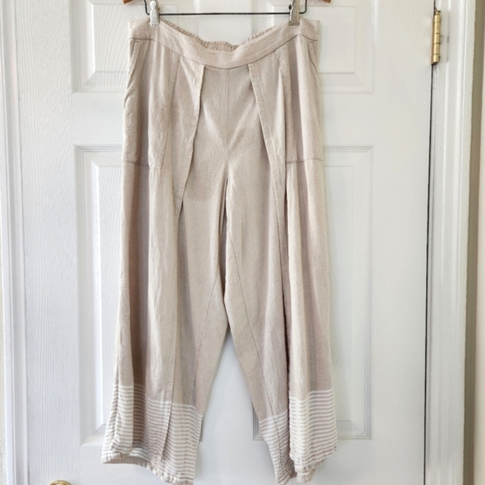 Pure Jill Linen Viscose Cropped Pants